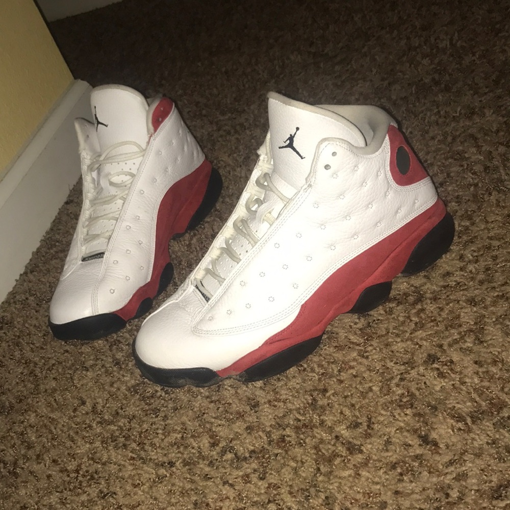 Nike Air Jordan 13 Retro Cherry White & Black